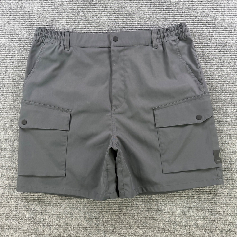 Carhartt WIP Balto Shorts Mens XL Grey Cargo Utility Work In Progress I033611